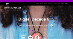 Desktop Screenshot of digitaldecade.net
